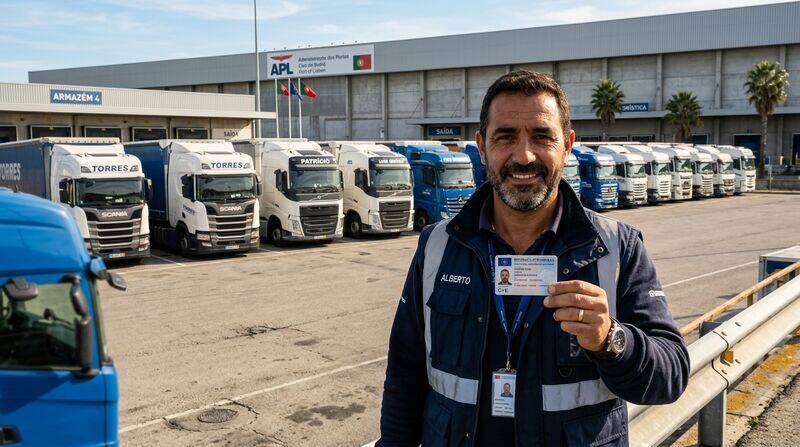 Motoristas de Pesados em Portugal: Requisitos da Carteira C+CE, CAM e Tacógrafo Digital